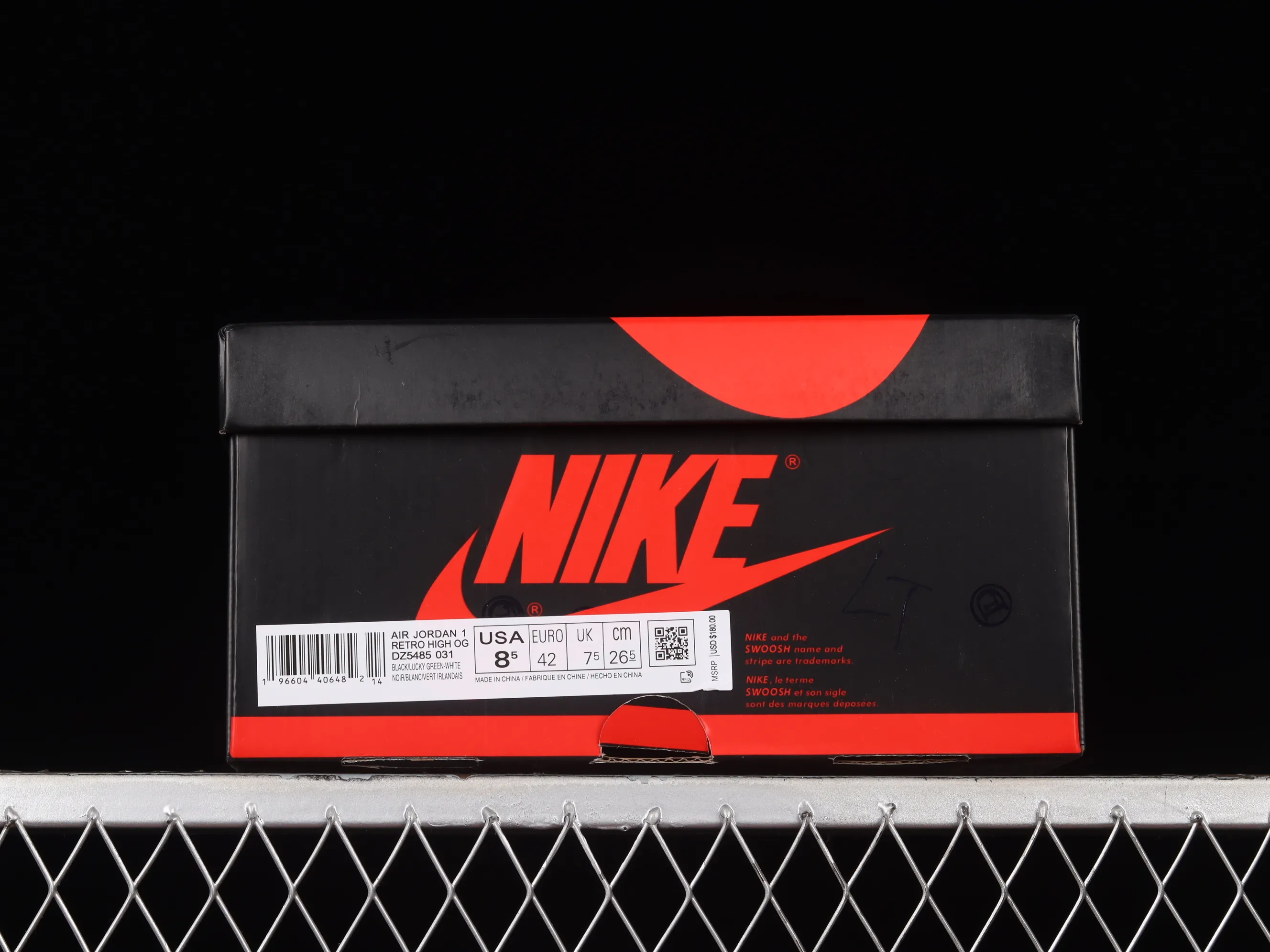 All categories Air Jordan Jordan series basketball shoes Air Jordan 1 High L version Air Jordan 1 High OG "Lucky Green" AJ1 Joe 1 Celtics Black Green Toe DZ5485-031